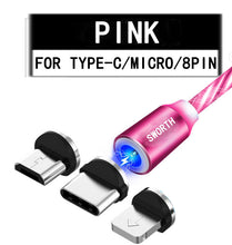 3 in 1 Magnetic Luminous Phone Charging Cable