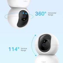 TP-Link Baby Monitor, Security Camera, Indoor CCTV, 360°rotational views, Works with Alexa&Google Home, No Hub Required, 1080p, 2-Way Audio, Night Vision, SD Storage, Free Tapo Camera App(Tapo C200)