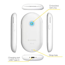 POCKETALK Language Translator Device White - Portable Two-Way Voice Interpreter - Built-in Mobile Data (eSIM)