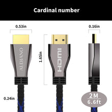 8K HDMI Cable, Lcueguk Certificated HDMI 2.1 Cable 100% Real 8K, High Speed 48Gbps 8K@60Hz 7680P Dolby Vision, HDCP 2.2, 4:4:4 HDR, eARC Compatible with Apple TV, Samsung QLED TV (2M)