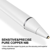 CiSiRUN Stylus Pen Compatible with Apple pencil Touch Screen Pen Capacitive Rechargeable Styli with 1.5mm Ultra Fine Tips Compatible with iPads/Tablets/iPhones/Samsung/Lenovo/LG&HTC with Two Caps