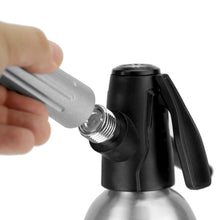 1L Aluminium Soda Siphon | Fizz Maker | Soda Machine | Seltzer Water Creator | Carbonated Water Dispenser | Fizzy Beverage Maker | Carbonator | M&W