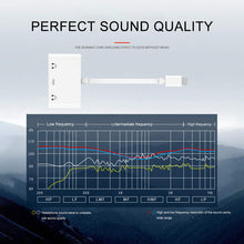 3 in 1 Dual 3.5mm Audio Adapter Audio Charging Converter Splitter Earphone Jack Audio Charger Cable For Phone X 8 8plus 7 7Plus 6 6Plus For Pad Air/Pro-White