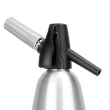 1L Aluminium Soda Siphon | Fizz Maker | Soda Machine | Seltzer Water Creator | Carbonated Water Dispenser | Fizzy Beverage Maker | Carbonator | M&W