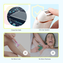 ADOKEY Electric Lady Shaver, Wet & Dry Rechargeable Cordless Painless Womans Razor Body Hair Remover for Legs Underarms and Bikini Trimmer Electric Shaver for Woman with LED Battery Life Display