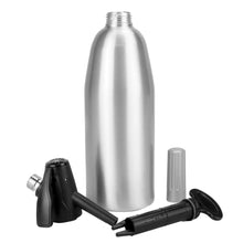 1L Aluminium Soda Siphon | Fizz Maker | Soda Machine | Seltzer Water Creator | Carbonated Water Dispenser | Fizzy Beverage Maker | Carbonator | M&W