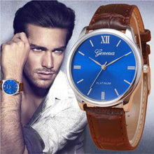 2017 Retro New Design Mens Watch Faux Leather Band Analog Quartz Wrist Watch For Men Male Clock Wristwatches relogio masculino
