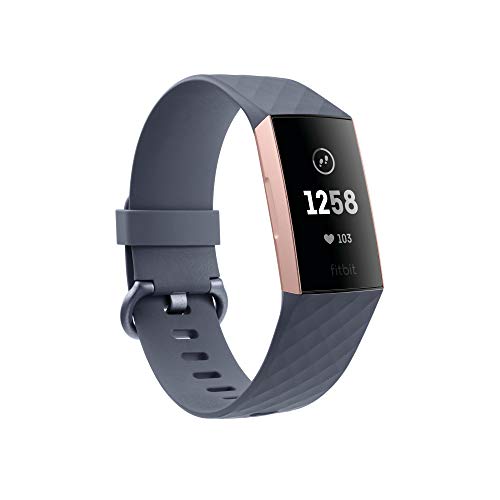 Fitbit Charge 3 Advanced Health & Fitness Tracker - Rose-Gold/Grey, One Size