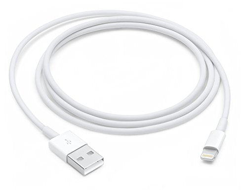 Genuine Apple 1M (1 Meter) Lightning USB Data Cable MD818ZM/A for iPhone 5 5S 5C 6 6Plus 6s 6s Plus 7 7Plus 8 8Plus iPhone X iPod Touch 5 iPod Nano iPad Mini 1 2 3 iPad Air 2 *Not in retail pack*