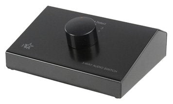 HQ 3-Way Stereo Input Control Box Feed CD TV Tuner Into 1 Aux Input