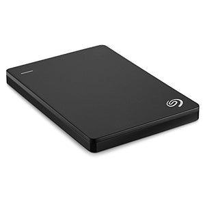 Seagate 1 TB Backup Plus Slim USB 3.0 Portable 2.5 Inch External Hard Drive for PC and Mac with 2 Months Free Adobe Creative Cloud Photography Plan - Black