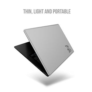 14.1" HD Windows Laptop Notebook Computer, Intel Quad Core Z8350 4 GB Ram, 32 GB, 10,000 mAh Battery, USB 3.0,UK Keyboard,Windows 10 - Zaith NEW MODEL - 256GB SD CARD SUPPORT