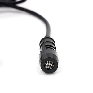 Professional Best Small Mini Lavalier Lapel Lav Condenser Microphone for Apple iPhone Android Windows Smartphones Clip On Interview Youtube Video Voice Podcast Noise Cancelling Mic