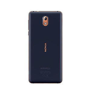 Nokia 3 2018 Sim-Free Smartphone, Blue/Copper