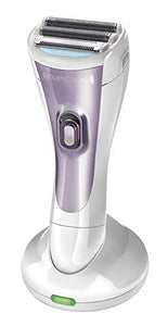 Remington Cordless Wet and Dry Lady Shaver, Showerproof Electric Razor with Bikini Attachment and Charge Stand, WDF4840