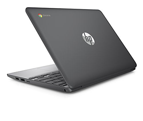 HP Chromebook 11-v000na 11.6-inch HD Laptop (Ash Grey) - (Intel Celeron N3060, 2GB RAM, 16GB eMMC, Intel HD Graphics Card, Chrome OS)