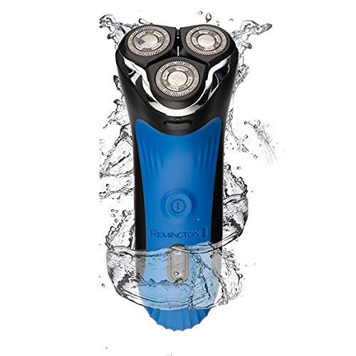 Remington Men's Wet Tech Wet and Dry Rotary Electric Shaver, Rechargeable Razor and 100 Percent Waterproof - AQ7