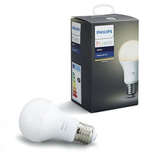 Philips Hue White A19 E27 60 W Equivalent Dimmable LED Smart Bulb (Compatible with Amazon Alexa, Apple HomeKit and Google Assistant)