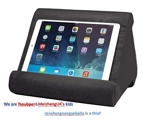 ETbotu Laptop Computer Stands Soft Pillow Pad Reading Bracket for iPad Phone Support black
