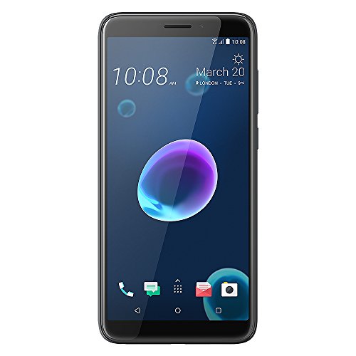 HTC Desire 12 Dual SIM 3 GB RAM UK SIM Free Smartphone - Cool Black [Amazon Exclusive]