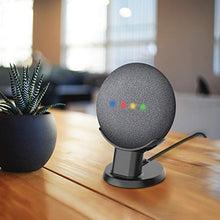SPORTLINK Desk Mount for Google Home Mini and Nest Mini （2nd gen）, Improves Sound Visibility and Appearance, Smart Speaker Pedestal, Table Stand for Home Mini (Desk Holder-Black)