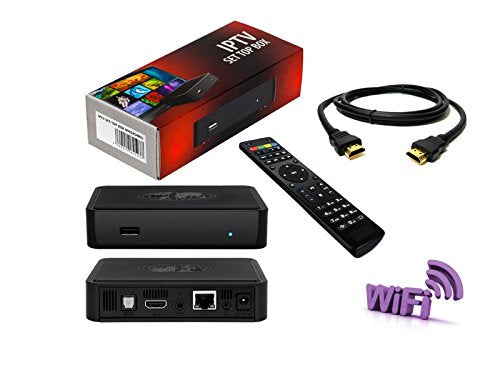 MAG 254w2 Latest Original Linux IPTV/OTT Box - Fast Processor, faster than MAG 250-Genuine Original Box From Infomir With Built-In Wi-Fi Dongle