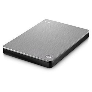 Seagate 1 TB Backup Plus Slim USB 3.0 Portable 2.5 Inch External Hard Drive for PC and Mac with 2 Months Free Adobe Creative Cloud Photography Plan - Silver