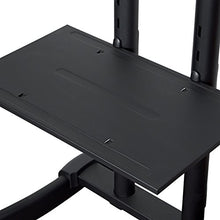 Proper Portable TV Trolley Stand for 32"- 65" Screens - Black