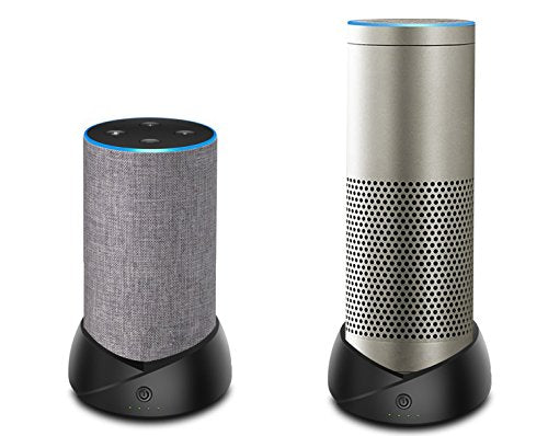 Gocybei Battery Base for Echo (2nd Generation) and Echo Plus and Echo (1st Generation), Intelligent Portable Battery Base for Echo 2 and Echo Plus and Echo 1（Upgraded Version）