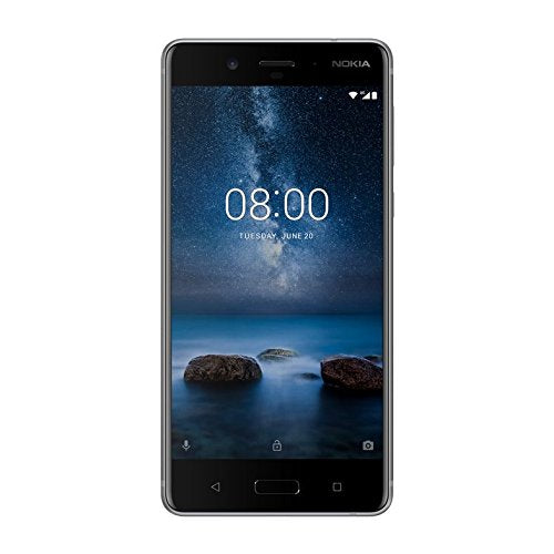 Nokia 8 SIM-Free Smartphone - Steel