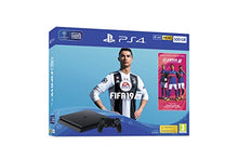 Sony PlayStation 4 500GB Console (Black) with FIFA 19 Ultimate Team Icons and Rare Player Pack Bundle