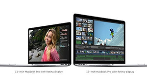 Apple MacBook Pro with Retina Display 15-inch Laptop (Intel Core i7 2.2 GHz, 16 GB RAM, 256 GB SSD, Intel Iris, OS Sierra) - Silver - 2015 - MJLQ2B/A - UK Keyboard