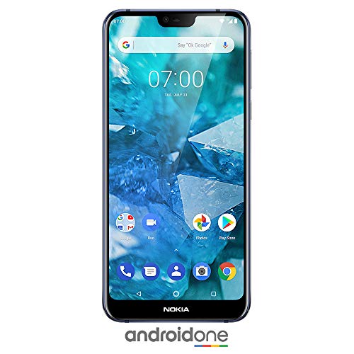 Nokia 7.1 - Android One - 64 GB - 12+5 MP Dual Camera - Dual SIM Unlocked Smartphone (at&T/T-Mobile/MetroPCS/Cricket/H2O) - 5.84