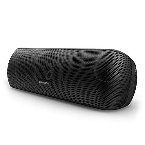 Anker Soundcore Motion+ Bluetooth Speaker with Hi-Res 30W Audio, BassUp, Extended Bass and Treble, Wireless HIFI Portable Speaker with App, Customizable EQ, 12-Hour Playtime, IPX7 Waterproof