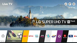 LG 49SK8000PLB 49-Inch Super UHD 4K HDR Premium Smart LED TV with Freeview Play - Brilliant Titan (2018 Model)