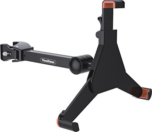 VonHaus Tablet Mount Clamp Bracket for Music/Microphone Stand Universal Suitable for 8.9