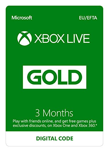 Xbox Live 3 Month Gold Membership | Xbox One/360 | Xbox Live Download Code