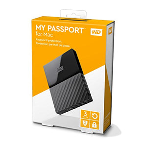 WD 3 TB My Passport for Mac Portable Hard Drive