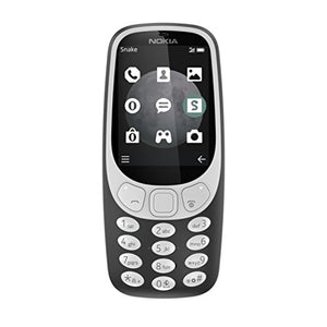 Nokia 3310 3G SIM-Free Feature Phone - Charcoal