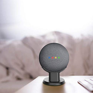 SPORTLINK Desk Mount for Google Home Mini and Nest Mini （2nd gen）, Improves Sound Visibility and Appearance, Smart Speaker Pedestal, Table Stand for Home Mini (Desk Holder-Black)
