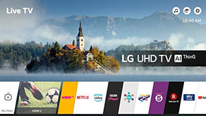 LG 43UK6300PLB 43-Inch UHD 4K HDR Smart LED TV with Freeview Play - Black (2018 Model)