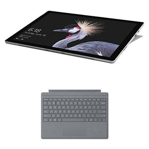 Microsoft Surface Pro 12.3-Inch Laptop with Platinum Type Cover - (Silver) (Intel i5-7300U, 8 GB RAM, 128 GB SSD, Windows 10 Pro)