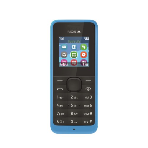 Nokia 105  UK Sim-Free Mobile Phone - Blue