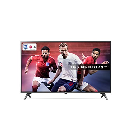 LG 49SK8000PLB 49-Inch Super UHD 4K HDR Premium Smart LED TV with Freeview Play - Brilliant Titan (2018 Model)