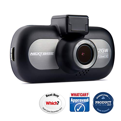 Nextbase 412GW - Full 1440p QUAD HD In-Car Dash Camera DVR - 140° Viewing Angle – WiFi and GPS - Black