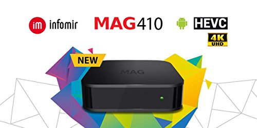 Infomir Mag 410 IPTV Android Box, UHD by Dvbm '