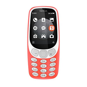 Nokia 3310 3G SIM-Free Feature Phone - Warm Red