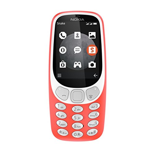 Nokia 3310 3G SIM-Free Feature Phone - Warm Red