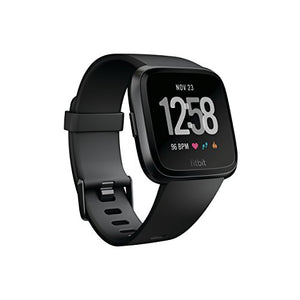 Fitbit Versa Health and Fitness Smartwatch, Black, One Size