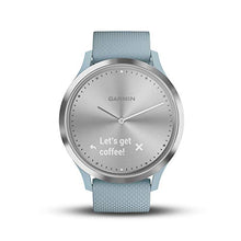 Garmin vivomove HR Hybrid Smart Watch (Small/Medium) - Silver with Seafoam Band